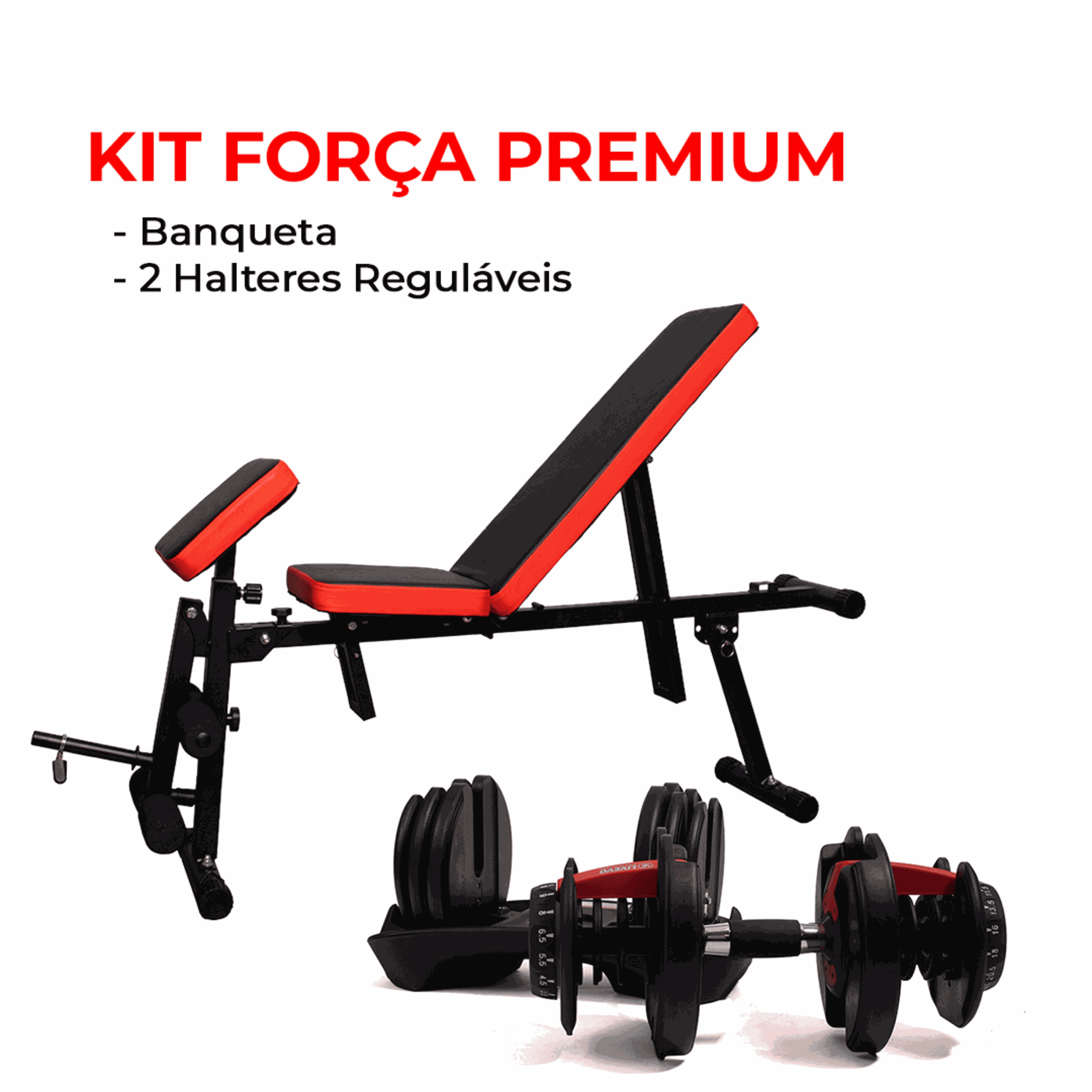 Kit Força Premium | Livevo - Kit Força Premium - VAI DE CARDIO
