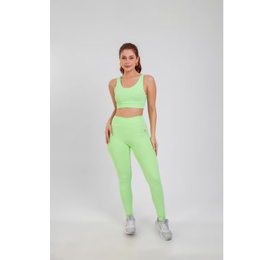 Calça Legging Feminina Básica - Verde pixy