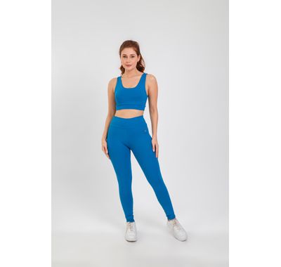 Calça Legging Feminina Básica - Azul Marine