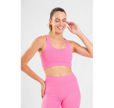 Top Nadador Fitness - Rosa Pop Pink