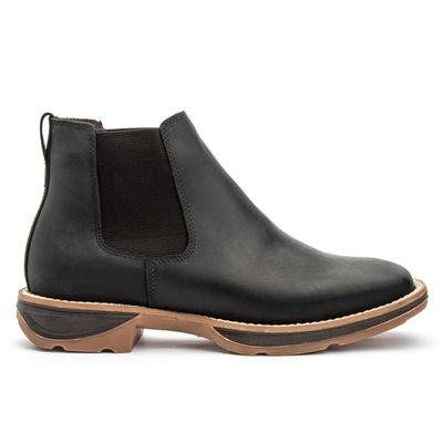 BOTA WORK JUMP COURO HIDROFUGADO PRETO - COUROWEST