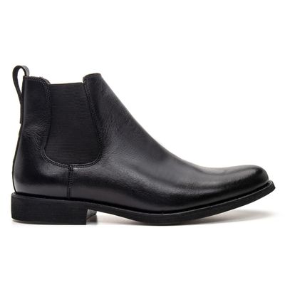 BOTA CHELSEA ANATÔMICA IMPERMEABILIZADA PRETO - COUROWEST