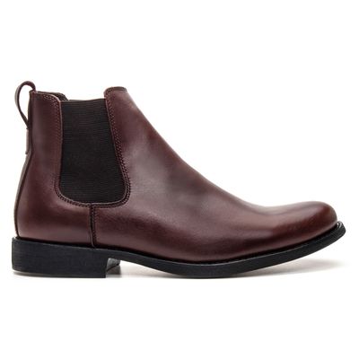 BOTA CHELSEA ANATÔMICA IMPERMEABILIZADA VINHO - COUROWEST