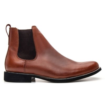 BOTA CHELSEA ANATÔMICA IMPERMEABILIZADO WHISKY - COUROWEST