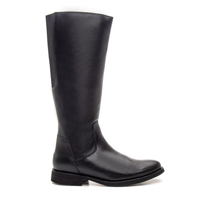 BOTA MONTARIA FEMININA COURO PRETO - COUROWEST