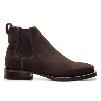 BOTA TEXANA COURO NOBUCK CAFÉ - COUROWEST
