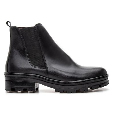 COTURNO ANATÔMICO FEMININO COURO NOBRE PRETO - COUROWEST