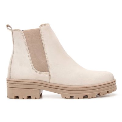 COTURNO ANATÔMICO FEMININO COURO NOBRE OFF WHITE - COUROWEST