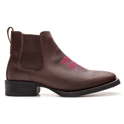 BOTA TEXANA FEMININA HIDROFUGADO CAFÉ - COUROWEST