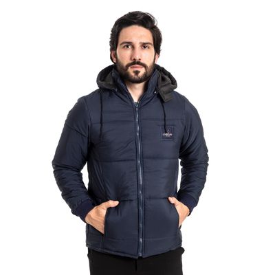 JAQUETA PUFFER MASCULINA COUROWEST AZUL MARINHO - COUROWEST