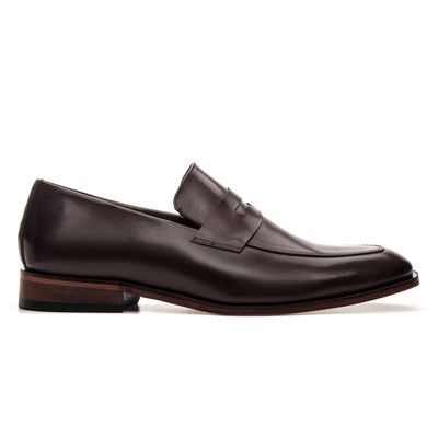 SAPATO LOAFER ITALIANO COURO NOBRE CAFÉ - COUROWEST