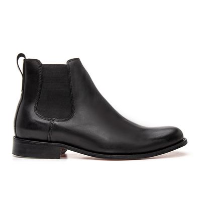 BOTA CHELSEA COM SOLADO EM COURO - NOBRE PRETO - COUROWEST