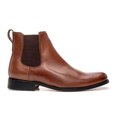 BOTA CHELSEA COM SOLADO EM COURO - NOBRE WHISKY - COUROWEST