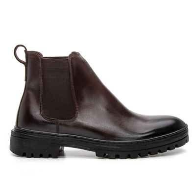 BOTA CHELSEA FULL TRAIL COURO NOBRE CAFÉ - COUROWEST