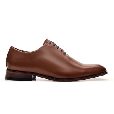 SAPATO SOCIAL WHOLECUT COURO NOBRE WHISKY - COUROWEST
