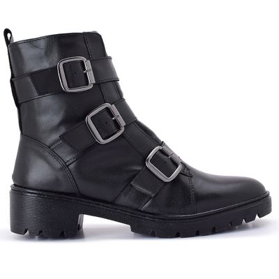 BOTA COURO BELLA PRETO - BIARITZ
