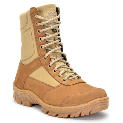 Bota Bmbrasil Em Couro Exercito 1 - Exercito 1 coi... - BMBRASIL CALÇADOS