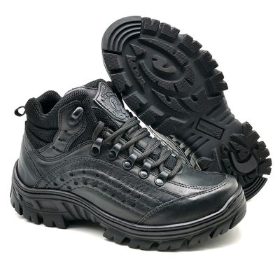 Bota Cano Curto Trekking Adventure 5400/37 Preto/p... - BMBRASIL CALÇADOS