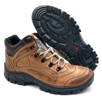 Bota Adventure Everest 5600/01 Palha - 5600-01 - BMBRASIL CALÇADOS
