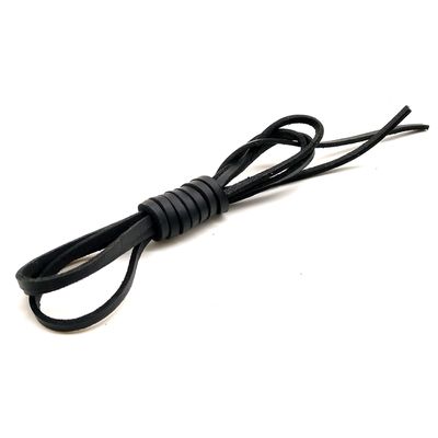 Cadarço De Couro Tento Cor Preto - tento-preto - BMBRASIL CALÇADOS