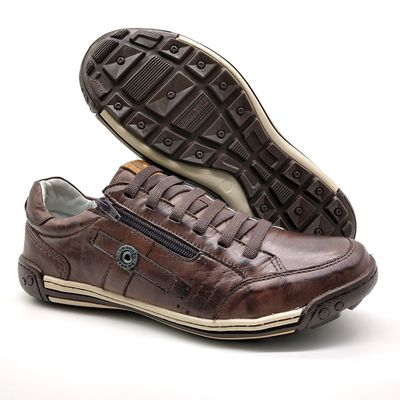 Sapato Masculino Casual Zíper e Elástico Palmilha ... - BMBRASIL CALÇADOS