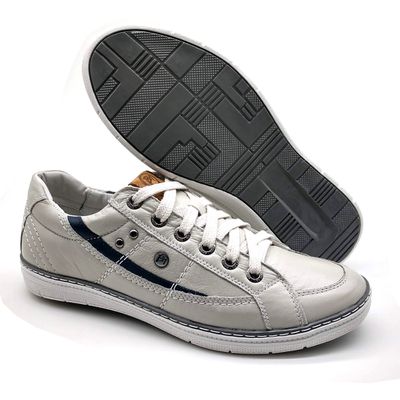 Sapatenis Masculino Casual Bmbrasil 302/06 Gelo - ... - BMBRASIL CALÇADOS