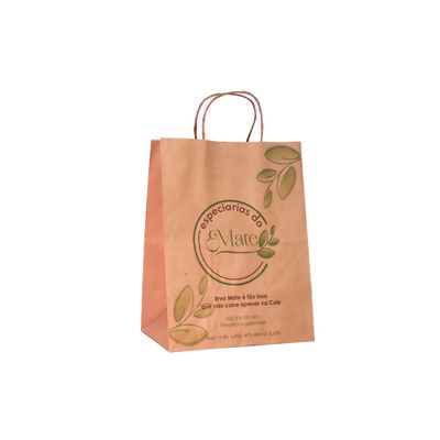 Sacola Kraft Personalizada - Tamanho S3 (24x31x15,... - Boutique do Kraft