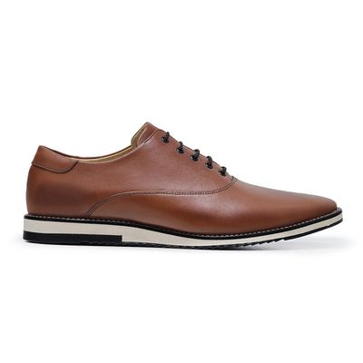 Sapato Casual Ettore, Aprilia - Couro Caramelo - CALCADOSETTORE