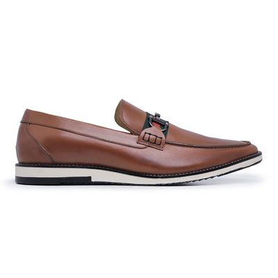 Sapato Casual Ettore, Carrara - Couro Caramelo - CALCADOSETTORE