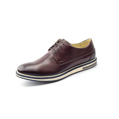 Sapato Casual Ettore, Bari - Couro Tabaco - CALCADOSETTORE