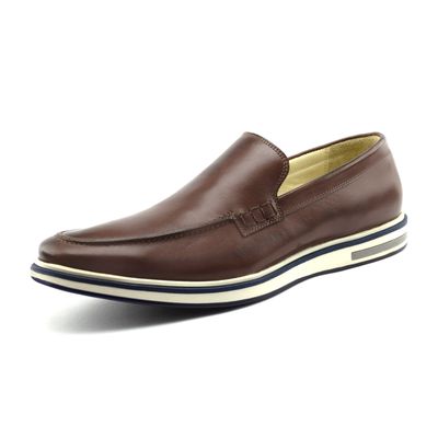 Sapato Casual Ettore, Perúgia- Couro Tabaco - CALCADOSETTORE