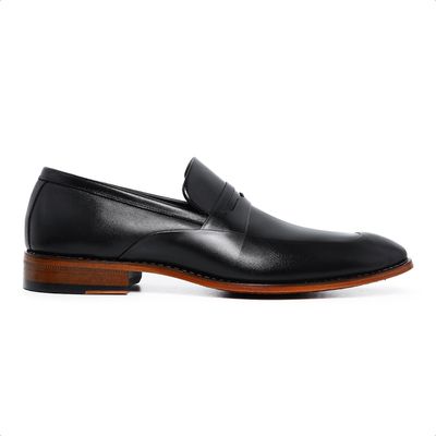 Sapato Esporte Fino Ettore, Trevi - Couro Preto - CALCADOSETTORE