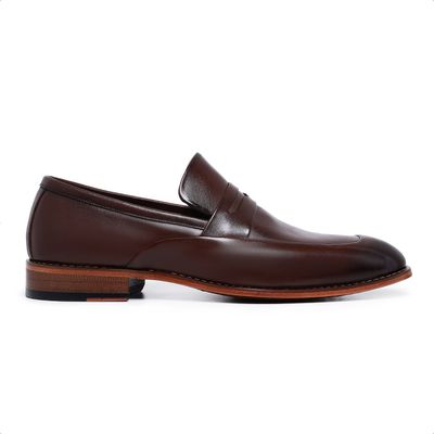 Sapato Esporte Fino Ettore, Trevi - Couro Tabaco - CALCADOSETTORE