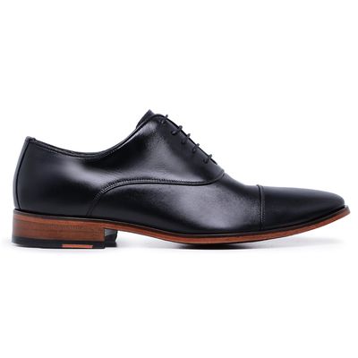 Sapato Social Ettore, Assis - Couro Preto. - CALCADOSETTORE