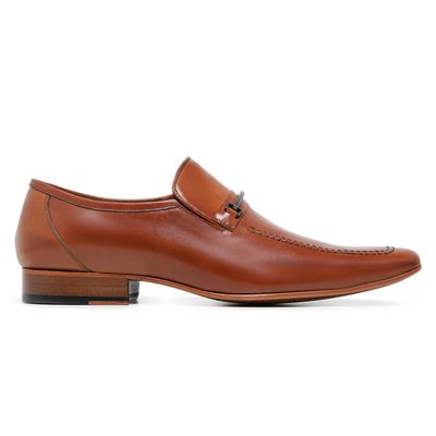 Sapato Casual Ettore, Livorno - Couro Caramelo. - CALCADOSETTORE