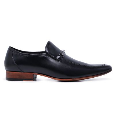 Sapato Casual Ettore, Livorno - Couro Preto - CALCADOSETTORE