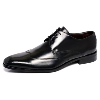 Sapato Social Ettore, Perusia - Couro Preto - CALCADOSETTORE