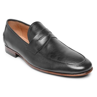 Sapato Social Ettore, SliM - Couro Preto - CALCADOSETTORE
