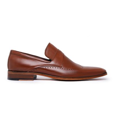 Sapato Casual Ettore, Vittoria - Couro Caramelo - CALCADOSETTORE