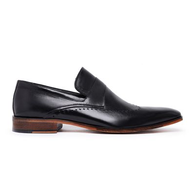 Sapato Casual Ettore, Vittoria - Couro Preto - CALCADOSETTORE