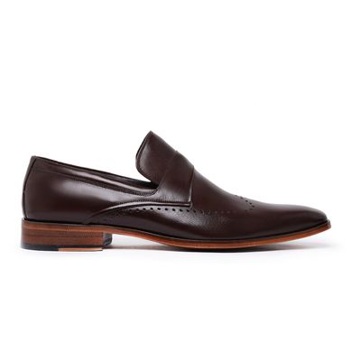 Sapato Casual Ettore, Vittoria - Couro Tabaco. - CALCADOSETTORE