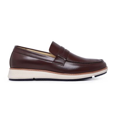 Sapato Casual Ettore, Reggiano - Couro Tabaco - CALCADOSETTORE