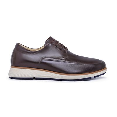 Sapato Casual Ettore, Udine - Couro Tabaco. - CALCADOSETTORE