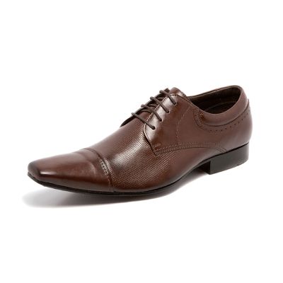 Sapato Social Ettore, Nápoles - Couro Tabaco. - CALCADOSETTORE
