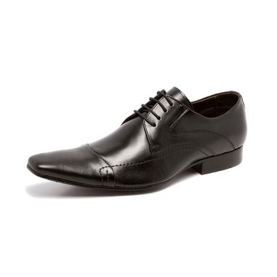 Sapato Social Ettore, Florença - Couro Preto. - CALCADOSETTORE