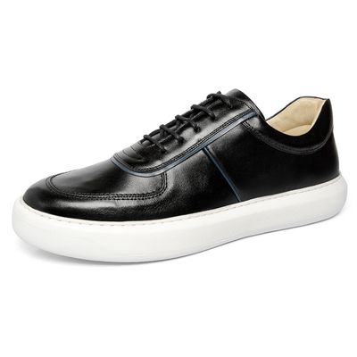 Tênis Social, Levíssimo - Couro Preto - CALCADOSETTORE