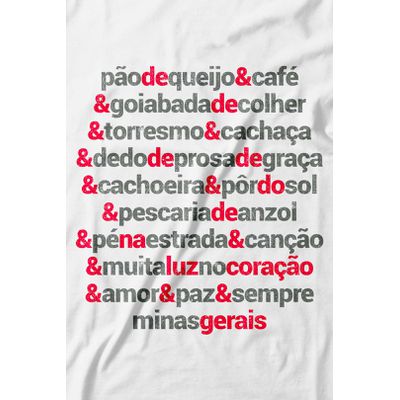 Camiseta Ano Novo Mineiro 100% algodão, 100% Minas Gerais.