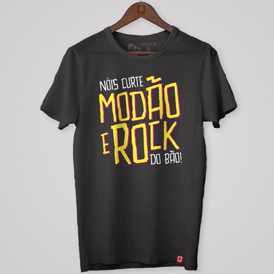 Camiseta Modão e Rock do Bão. 100% algodão, 100% Minas Gerais.