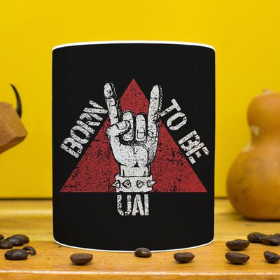 Compre a sua caneca esmaltada Born To Be Uai em até 3 vezes sem juros