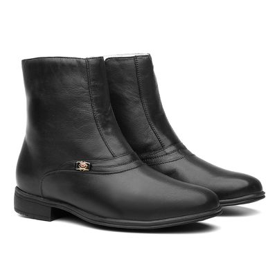 Botina 570 Mestiço Preto - 570MP - COUROETERRA
